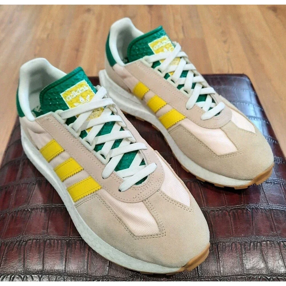 Adidas Retropy E5 Sneakers Bliss Orange Yellow GW6778 Retro Vibes 70s Tech Sz 10
